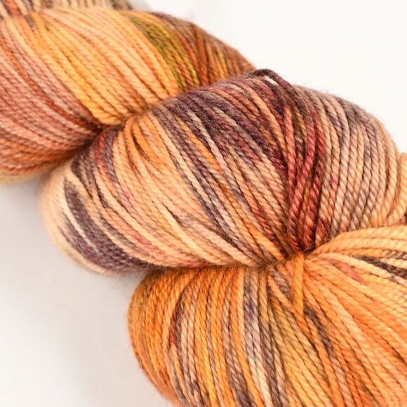 Divine Yarn Touch Merino Silk Cashmere 437 Yds Hand Dyed Cornucopia Colorway - Picture 2 of 3